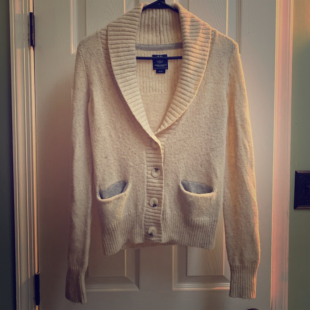 American Eagle button down sweater